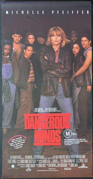 Dangerous Minds Poster Original Rolled Daybill 1995 Michelle Pfeiffer