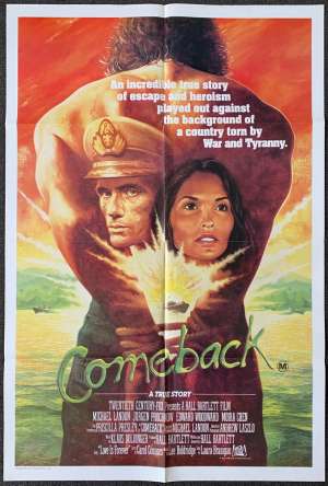 Comeback 1982 Michael Landon Love Is Forever One Sheet movie poster