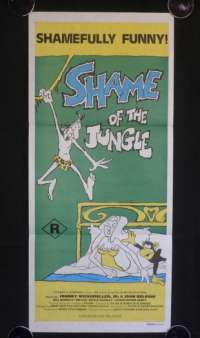 Shame Of The Jungle Daybill Movie poster