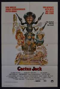 Cactus Jack Aka The Villain Movie Poster One Sheet Arnold Schwarznegger