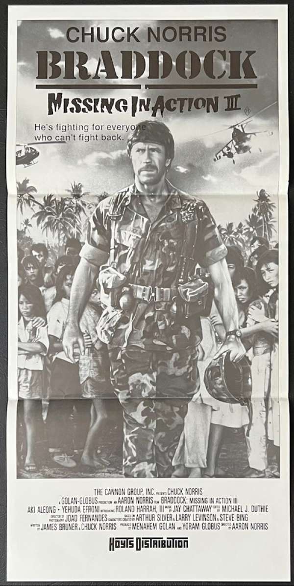 MISSING IN ACTION 2  Movie Poster RARE Chuck Norris 