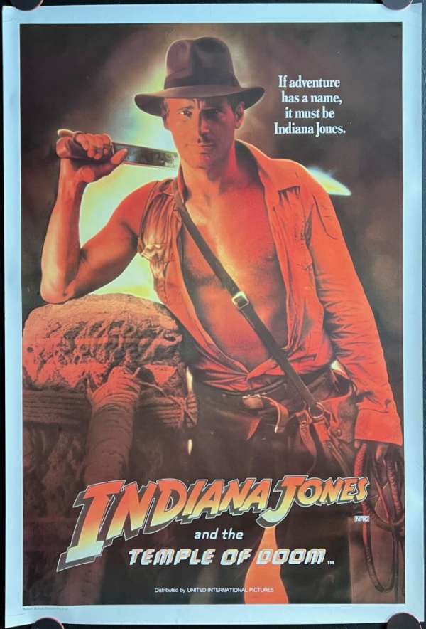 Indiana Jones and the Temple of Doom Movie Poster 1984 1 Sheet