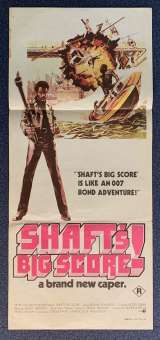 Shaft's Big Score Poster Original Daybill 1972 Richard Roundtree Gordon Park