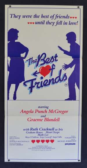 The Best Of Friends Poster Original Daybill 1982 Graeme Blundell Angela Punch