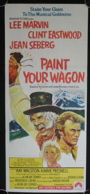 Paint Your Wagon Poster Original Daybill Clint Eastwood