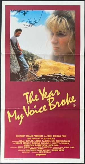 The Year My Voice Broke Poster Original Daybill 1987 Noah Taylor