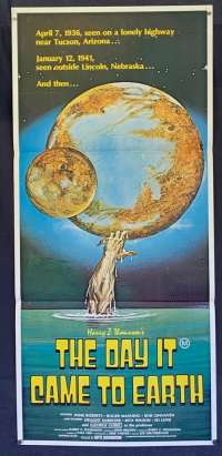 The Day It Came To Earth Poster Original Daybill 1977 Wink Roberts Sci-Fi