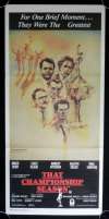 That Championship Season 1982 Daybill movie poster Rare Drew Struzan Art