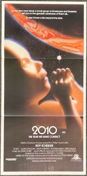 2010 The Year We Make Contact movie poster Daybill Roy Scheider Helen Mirren
