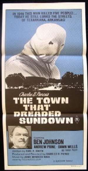 The Town That Dreaded Sundown movie poster Daybill