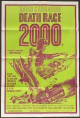 Death Race 2000 Poster One Sheet Original 1975 Sylvester Stallone David Carradine
