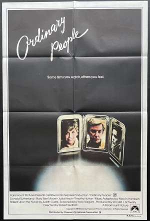 Ordinary People Poster One Sheet Original 1980 Timothy Hutton