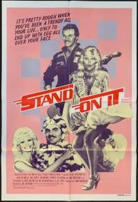 Stand On It Poster Original One Sheet 1983 Aka Stroker Ace Burt Reynolds