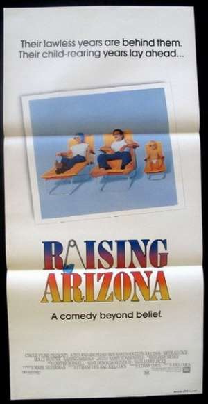 Raising Arizona Daybill Movie poster