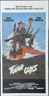 Tough Guys Poster Daybill Original 1986 Kirk Douglas Burt Lancaster