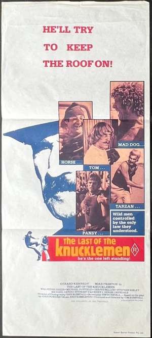 The Last Of The Knucklemen Poster Original Daybill 1979 Gerard Kennedy