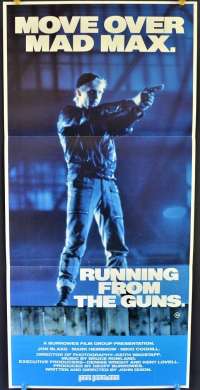 Running From The Guns Daybill Poster Original 1987 Jon Blake