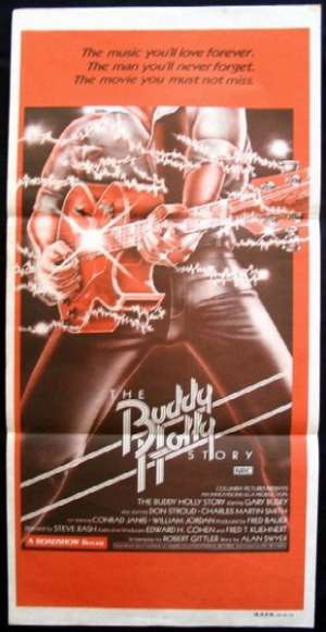 The Buddy Holly Story Movie Poster Original Daybill Gary Busey