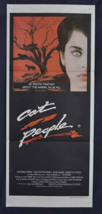 Cat People Movie Poster Original Daybill 1982 Nastassja Kinski David Bowie