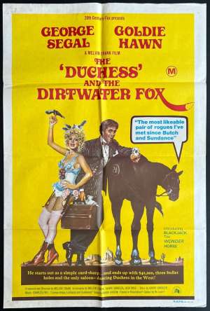 The Duchess And The Dirtwater Fox Poster One Sheet Original 1976
