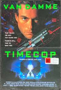 Timecop Poster Original Mini Daybill 1994 Jean-Claude Van Damme Ron Silver