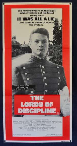 The Lords Of Discipline 1983 Daybill movie poster David Keith Military Cadet