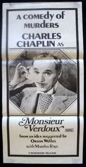Monsieur Verdoux Daybill movie poster