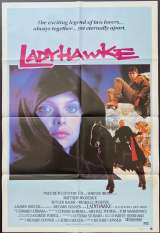 Ladyhawke Movie Poster One Sheet Rutger Hauer Michelle Pfeiffer