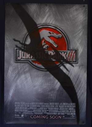 Jurassic Park 3 Poster Original One Sheet Rolled 2001 Sam Neil William H Macey