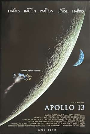 Apollo 13 Poster One Sheet Original Rolled Advance 1995 Tom Hanks