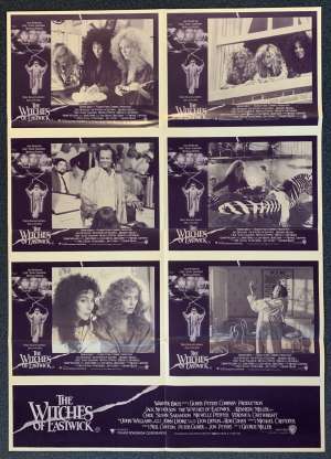 The Witches Of Eastwick Poster Original Photosheet 1987 Jack Nicholson Cher