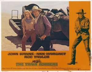 The Train Robbers Lobby Card 3 USA Original 1973 11x14 John Wayne