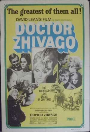 Doctor Zhivago One Sheet Australian movie poster