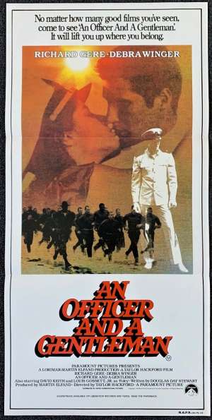 An Officer And A Gentleman Movie Poster Original Daybill 1982 Richard Gere