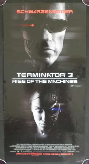 Terminator 3 Rise Of The Machines Daybill movie poster Schwarzenegger