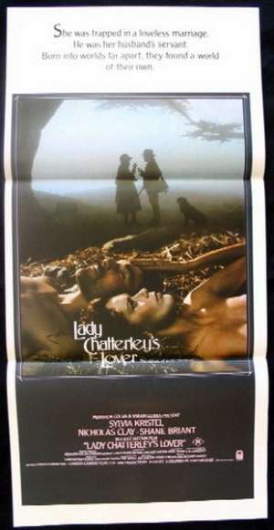 Lady Chatterley&#039;s Lover Daybill Movie poster