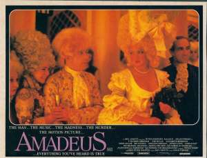 Amadeus Photosheet Lobby 3 Original 11x14 Rare 1984 Tom Hulce