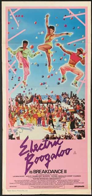 Electric Boogaloo Poster Original Daybill 1984 Breakdance 2