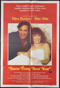 Same Time Next Year Poster Original One Sheet 1978 Alan Alda