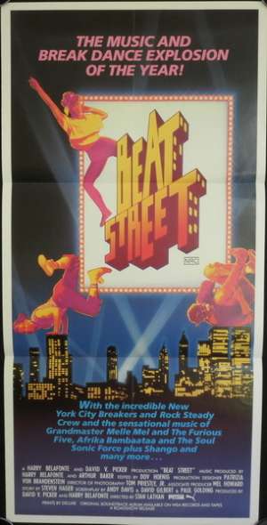 Beat Street Poster Original Daybill 1984 Guy Davis Hip Hop