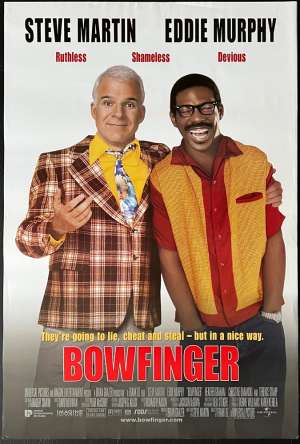 Bowfinger Movie Poster One Sheet Steve Martin Eddie Murphy