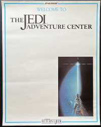Return Of The Jedi Poster Original Promotional Mall 1983 Star Wars Adventure Centre
