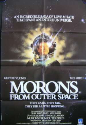 Morons From Outer Space One Sheet Australian Movie poster