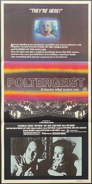 Poltergeist 1982 Daybill Movie Poster Tobe Hooper Ghosts