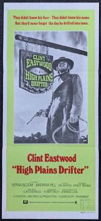 High Plains Drifter Movie Poster Original Daybill 1973 Clint Eastwood Western