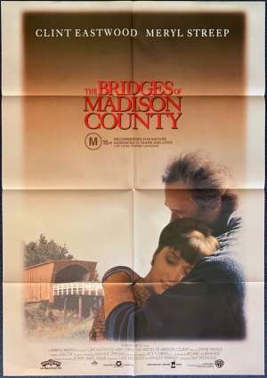 The Bridges Of Madison County Poster Original One Sheet 1995 Clint Eastwood