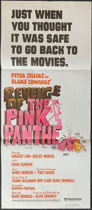 Revenge Of The Pink Panther Poster Original Daybill 1978 Peter Sellers