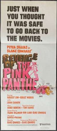 Revenge Of The Pink Panther Poster Original Daybill 1978 Peter Sellers