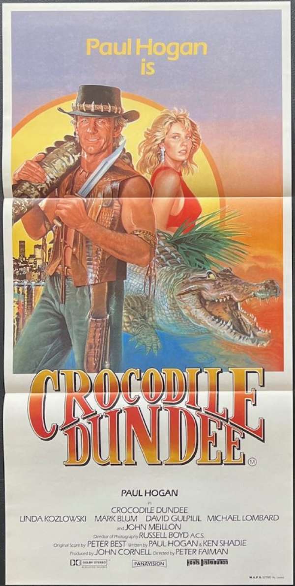 Crocodile Dundee Paul Hogan & Linda Kozlowski Signed Limited Edition