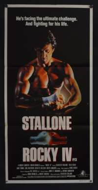 All About Movies - Rocky 4 Poster Daybill Original 1985 Sylvester Stallone  Dolph Lundgren Boxing